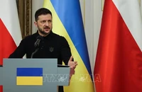 Tổng thống Ukraine Volodymyr Zelensky. (Ảnh: PAP/TTXVN)