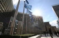 Tòa nhà Ủy ban châu Âu tại Brussels, Bỉ. (Ảnh: Xinhua)