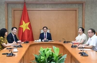 Phó Thủ tướng Chính phủ, Bộ trưởng Ngoại giao Bùi Thanh Sơn điện đàm với Phó Chủ tịch Ủy ban châu Âu (EC), Đại diện cấp cao EU về Chính sách đối ngoại và an ninh Kaja Kallas. (Ảnh: Cổng thông tin điện tử Chính phủ)