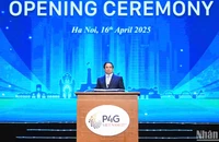 Thủ tướng Chính phủ Phạm Minh Chính phát biểu khai mạc hội nghị. (Ảnh: DUY LINH)