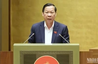 Chủ nhiệm Ủy ban Kinh tế và Tài chính của Quốc hội Phan Văn Mãi. (Ảnh: DUY LINH)