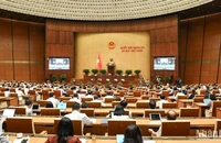 Quang cảnh phiên họp của Quốc hội ngày 20/5/2025. (Ảnh: BÙI GIANG)