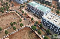Quang cảnh một dự án nhà ở xã hội tại thành phố Buôn Ma Thuột. (Ảnh: HOÀI BÃO)