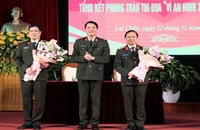 Công an Lai Châu bàn giao đơn vị Cụm trưởng Cụm thi đua cho Công an tỉnh Lạng Sơn, Phó Cụm trưởng Cụm thi đua cho Công an tỉnh Cao Bằng.