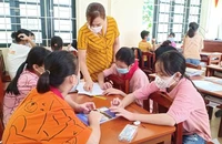 Một tiết học theo phương pháp mới thuộc Chương trình giáo dục phổ thông 2018 tại Trường phổ thông dân tộc nội trú THCS huyện Chợ Mới.