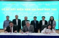 Lễ ký kết hợp tác.