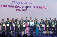 Công bố kết quả các doanh nghiệp du lịch hàng đầu năm 2023.