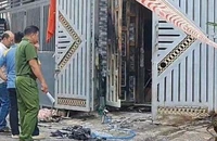Hiện trường vụ cháy. (Ảnh: NS)