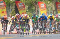 Các vận động viên tranh tài ở cuộc đua năm 2023.