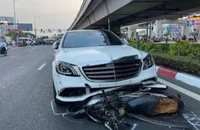 Hiện trường vụ tai nạn. (Ảnh: Anh Vũ)