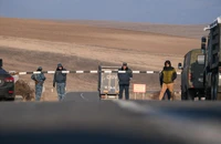 Biên giới giữa Armenia và Azerbaijan. (Ảnh: TASS)