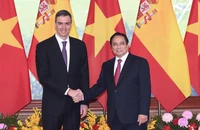 Thủ tướng Phạm Minh Chính và Thủ tướng Tây Ban Nha Pedro Sánchez.
