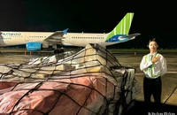 Bamboo Airways chuyển lô hàng hơn 1.2 tấn hàng hóa cứu trợ.