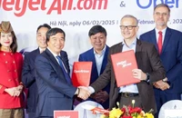 Hãng hàng không thế hệ mới Vietjet ký thỏa thuận hợp tác chiến lược với công ty công nghệ OpenAirlines về giải pháp tiết kiệm nhiên liệu và trí tuệ nhân tạo cho ngành hàng không.