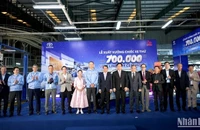 Lễ xuất xưởng chiếc xe thứ 700.000 của Toyota Việt Nam.