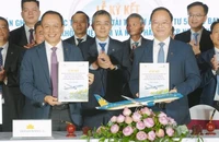 Vietnam Airlines và Vietcombank chính thức ký MOU về việc hợp tác thu xếp vốn cho dự án đầu tư 50 máy bay thân hẹp.