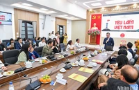 Lễ công bố dự án “Yêu lắm Việt Nam". (Ảnh: THÀNH ĐẠT)