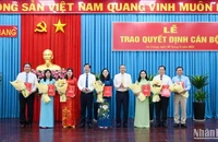 An Giang trao quyết định điều động các cán bộ