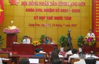 Hội đồng nhân dân tỉnh Lạng Sơn tổ chức Kỳ họp thứ 18, khóa 17, nhiệm kỳ 2021-2026.