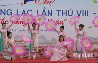 Khai mạc Hội chợ hoa đào xã Quảng Lạc, thành phố Lạng Sơn (Lạng Sơn) lần thứ 8.