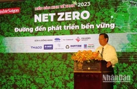 Chủ tịch Ủy ban nhân dân Thành phố Hồ Chí Minh Phan Văn Mãi phát biểu tại Diễn đàn