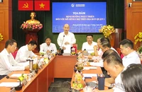 Phó Giám đốc Sở Công thương Thành phố Hồ Chí Minh Nguyễn Nguyên Phương phát biểu tại tọa đàm.