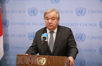 Tổng Thư ký Liên hợp quốc Antonio Guterres hoan nghênh việc thông qua hiệp ước về đại dương. (Ảnh: THX/TTXVN)