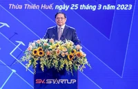 Thủ tướng Phạm Minh Chính phát biểu tại Ngày hội khởi nghiệp quốc gia của học sinh, sinh viên lần thứ V.