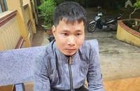Đối tượng Ngô Văn Tiếp bị bắt giữ sau 2 ngày lẩn trốn.