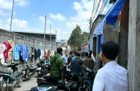 Công an thành phố Biên Hòa đến khu vực hiện trường.