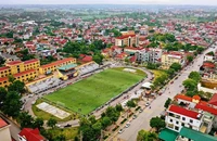 Trung tâm huyện Ba Vì.