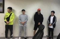Các đối tượng người Hàn Quốc bị truy nã quốc tế thời điểm bị công an Việt Nam bắt giữ.