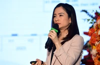 Giám đốc cao cấp CBRE Việt Nam - Nguyễn Hoài An phát biểu tại tọa đàm về bất động sản.