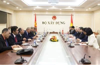 Toàn cảnh buổi làm việc.