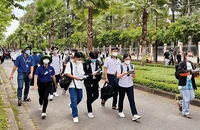 Thí sinh dự thi Kỳ thi Đánh giá năng lực của Đại học Quốc gia Thành phố Hồ Chí Minh.