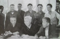Ảnh tư liệu: Các đồng chí trong Bộ Chỉ huy Chiến dịch Hồ Chí Minh, tháng 4/1975. (Nguồn: Chinhphu.vn)