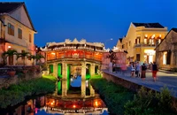 Chùa Cầu Hội An lung linh về đêm (Ảnh: Tổng cục Du lịch)