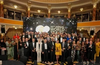 Tại lễ trao giải WTA 2023 tối 1/12, Việt Nam lần thứ 4 được vinh danh là "Điểm đến Di sản hàng đầu thế giới". (Ảnh: WTA)