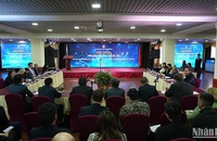 Hội thảo “Triển vọng hợp tác kinh tế số Việt Nam-Liên bang Nga”. (Ảnh: XUÂN HƯNG)