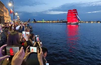 Đây là lễ hội được tổ chức hàng năm tại thành phố Saint Petersburg. (Ảnh: RIA Novosti)