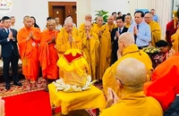 Xá lợi Đức Phật tại khu vực phòng chờ VIP, sân bay quốc tế Tân Sơn Nhất