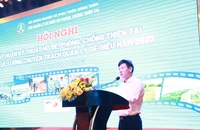 Hội nghị Tập huấn kỹ thuật hộ đê, phòng, chống thiên tai cho lực lượng chuyên trách quản lý đê điều năm 2023. Ảnh: dangcongsan.vn