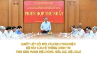 Quyết liệt đổi mới, cải cách toàn diện bộ máy của hệ thống chính trị: tinh, gọn, mạnh, hiệu năng, hiệu lực, hiệu quả