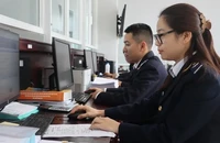 Hoạt động nghiệp vụ tại Chi cục Hải quan cửa khẩu cảng Hòn La, Cục Hải quan Quảng Bình. (Ảnh: haiquanonline.com.vn)