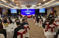 Quang cảnh buổi gặp gỡ giữa lãnh đạo Thành phố Hồ Chí Minh và các Hiệp hội doanh nghiệp nước ngoài, doanh nghiệp tiêu biểu trên địa bàn thành phố năm 2024.