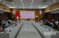 Quang cảnh hội thảo “Góp ý sửa đổi, bổ sung Bộ luật Tố tụng Dân sự năm 2015 từ yêu cầu của thực tiễn xét xử”.