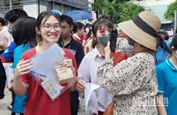 Thí sinh tại Thành phố Hồ Chí Minh kỳ vọng đạt kết quả tốt sau khi kết thúc kỳ thi tốt nghiệp năm 2024.