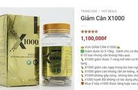 Một trong số các sản phẩm giảm cân được DJ Ngân 98 quảng cáo. (Ảnh chụp màn hình)