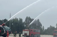 Quang cảnh buổi diễn tập.
