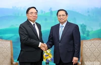 Thủ tướng Phạm Minh Chính tiếp Bộ trưởng Kế hoạch và Đầu tư Lào Khamchen Vongphosy.